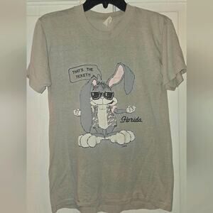 Vintage 1986 That's The Ticket Rabbit Tshirt, Size M